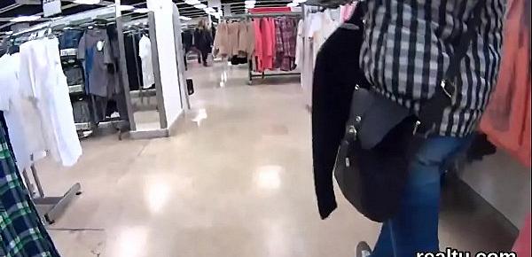  Perfect czech sweetie gets tempted in the mall and reamed in pov